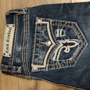 Rock Revival Crop jeans,Capri's "Sukara"